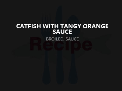 Catfish with Tangy Orange Sauce